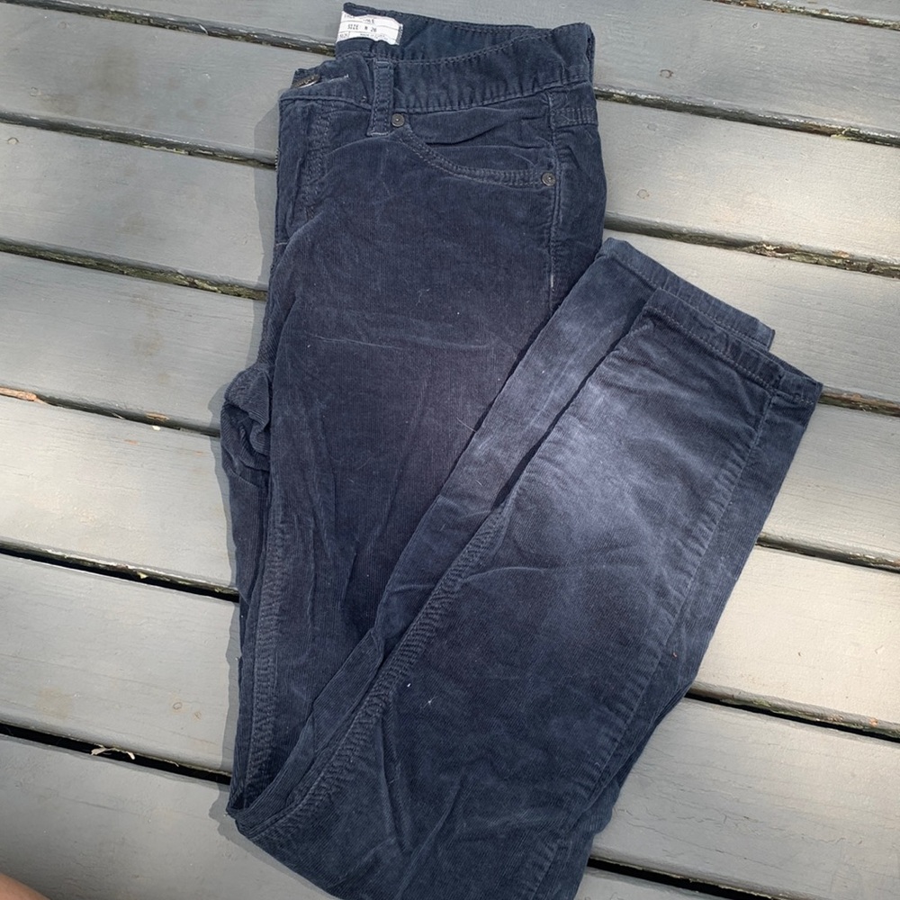 Free people navy blue corduroy